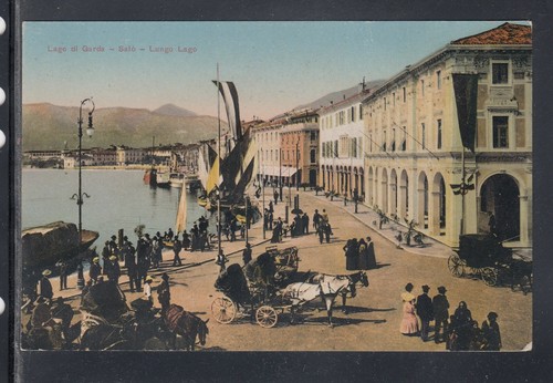 Cartolina lago garda salò - cartolina,