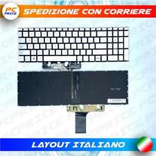TASTIERA ORIGINALE HP PAVILION 15-EG 15-EH ARGENTO RETROILLUMINATA