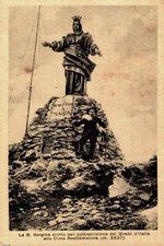 Torino Rocciamelone Vergine eretta per Bimbi d'Italia F. piccolo  spedita 