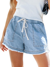 Jeans Da Donna Con Elastico in