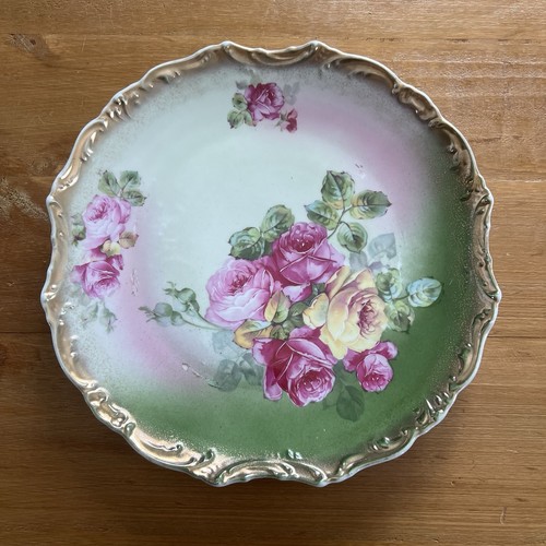 Piatto vintage dresda rose - piatto,
