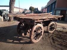 Carro agricolo antico legno - carro, in