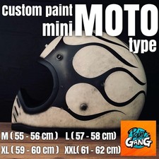 Casco Fire MiniMOTO nero