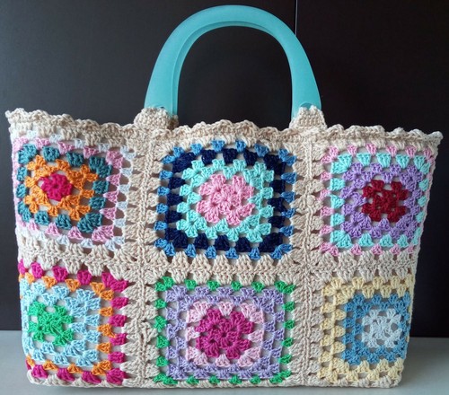 Borsa donna all - borsa, all'uncinetto