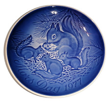 PIATTO DA COLLEZIONE IN PORCELLANA DANESE B&G Mother's Day MAMMA 1977 VINTAGE