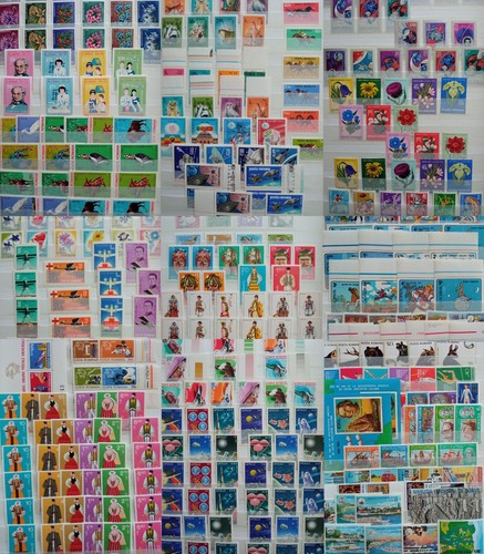 Serie francobolli e - di,