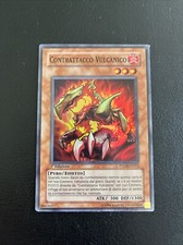 YU GI OH CARTA CONTRATTACCO VULCANICO SUPER RARA PTDN-IT012 1ED COLLEZIONE DECK