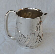 Brocca Creamer Argento Massiccio John Round & Sons 1893 Lattiera di argento 925