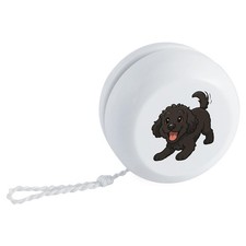 'Playful Black Cockapoo Dog'
