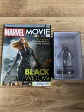 🟢#02 BLACK WIDOW Eaglemoss Marvel Movie Figurine Collection