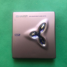 Lettore Minidisco Sharp MDJ MD-ST770 MDLP - Testato Funzionante Solo Lettore No Batteria