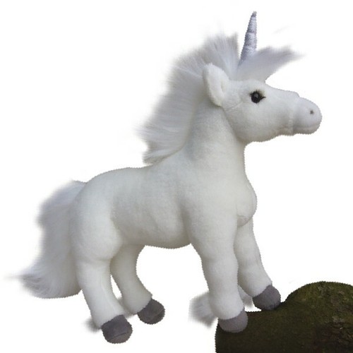 Orsacchiotto unicorno bianco
