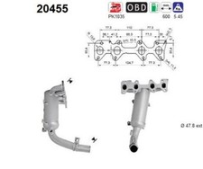 51 KW 69 CV CATALIZZATORE PER