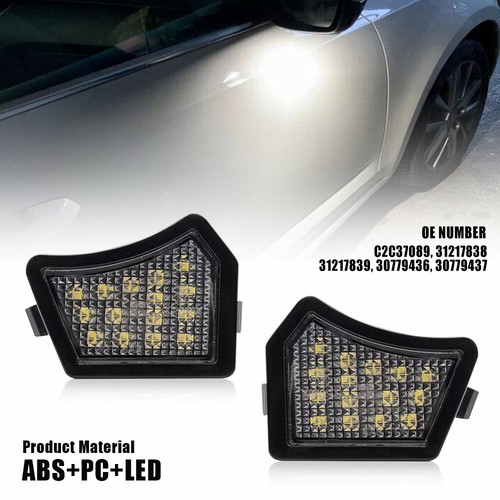 White led side mirror puddle - side,