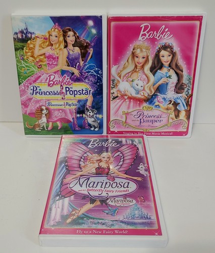 Barbie dvd lot princess - 3,