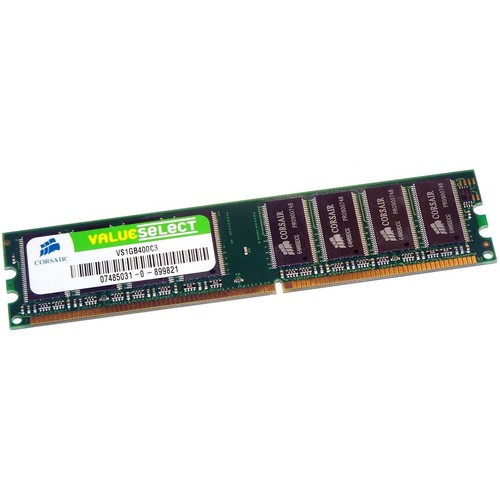 Corsair ddr1 1gb 400mhz - corsair, pc3200