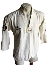 ? DAEDO DOBOK WTF COLETTO BIANCO - UNIFORMA UFFICIALE - ITALIA ?