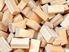 Timbro in legno vuoto supporto