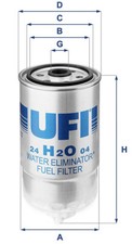 Filtro carburante gasolio ufi - gasolio,