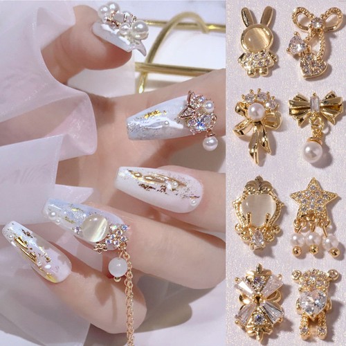 Fiocco zirconi oro strass - fiocco,