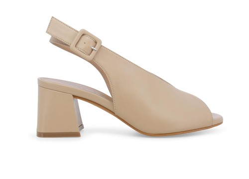 Melluso sandalo pelle beige - pelle,