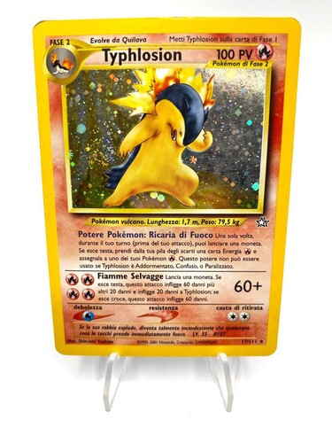 Carta pokemon typhlosion holo - carta,