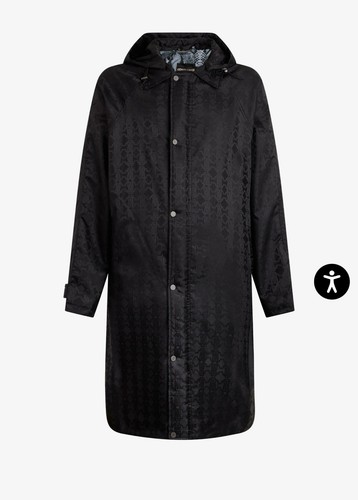 Roberto cavalli black caban - black,