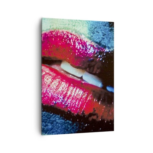 Quadro tela 70x100cm labbra - tela,
