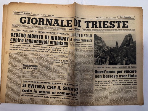 Giornale trieste ottobre - giornale, 6