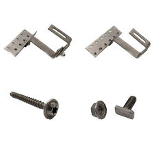 Gancio da Tetto Acciaio Inox 3 Casella Regolabile Solare PV Attaccamento Schraub