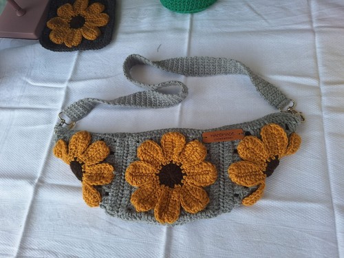 Borsa fatta mano uncinetto - fatta,
