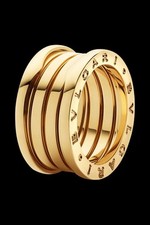 Bulgari, B.zero1 anello in oro giallo Oro 18 kt, misura 17