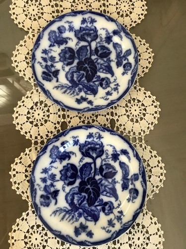 Antica rara coppia piatti - ,
