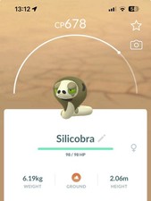 Silicobra Pokemon Gen8 Go