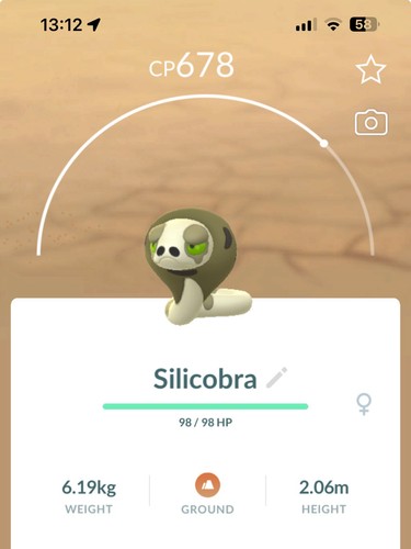 Silicobra pokemon gen8 - silicobra,