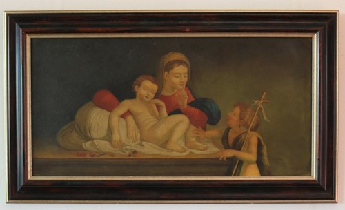 Dipinto madonna con bambino - con, e