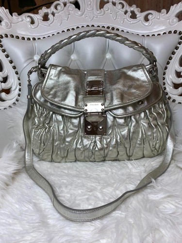 Borsa mano miu matelasse - miu,