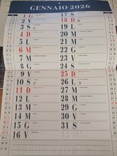 CALENDARIO OLANDESE 2026 Da