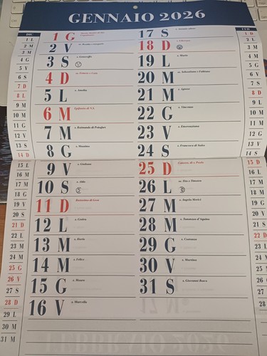 Calendario olandese 2026 - calendario, da