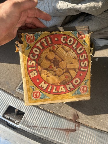 Scatola latta pubblicitaria - scatola,