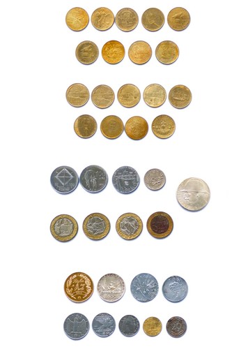 Lotto monete collezione - lotto, di