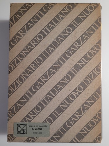 Nuovo dizionario italiano - nuovo,