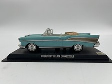 MODELLINO AUTO CHEVROLET BELAIR CONVERTIBLE - DEL PRADO - SCALA 1:43 CON BASETTA
