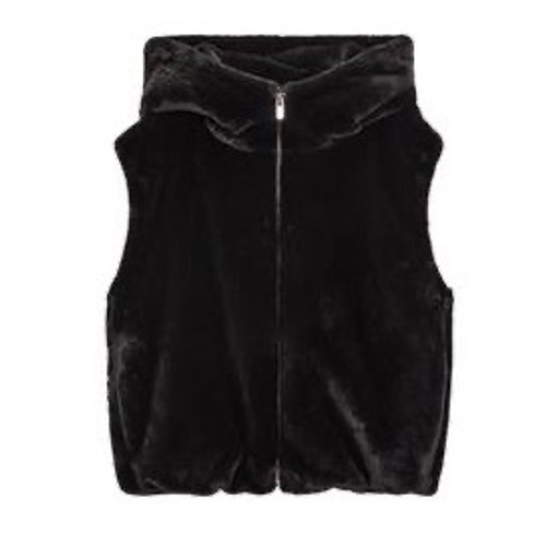 Zara ecopelliccia gilet con