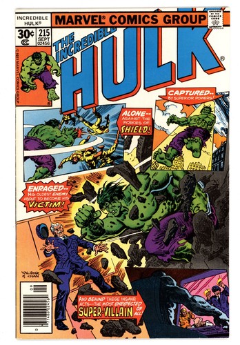 Incredible hulk 215 vfnm 0 - hulk,