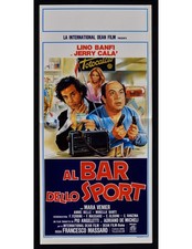 locandina AL BAR DELLO SPORT lino banfi 1 edizione italiana 1983 B329