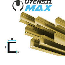 MICRO PROFILI IN OTTONE A "C"