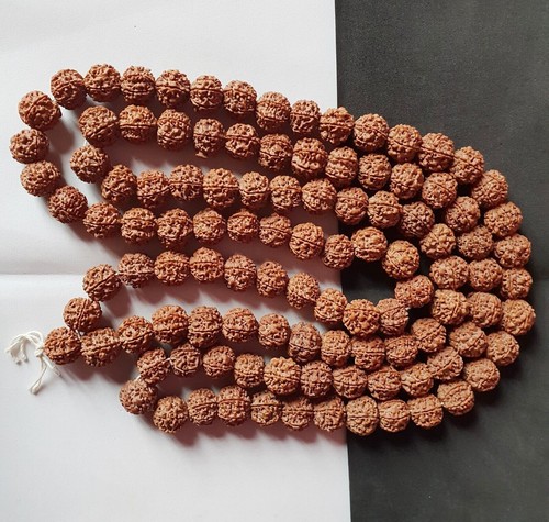 Collana perle rudraksha - di,