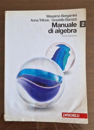 Manuale algebra vol - di,