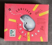Logitech M-RA12 Mouseman cordless (RS232, seriale, senza fili 1991, retrò, NOS)